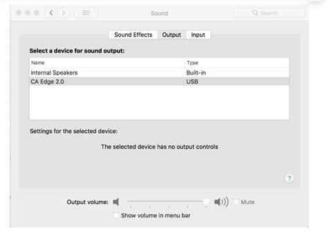 Cambridge Audio - EDGE A - How to connect a Mac - Step 1 How to connect a Mac - Step 1