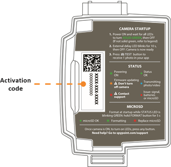 SPYPOINT - FLEX - ACTIVATING YOUR CAMERA ACTIVATING YOUR CAMERA