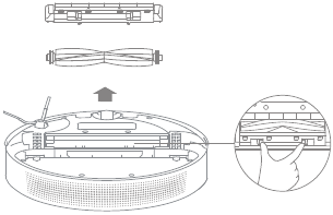 Dreame - DreameBot D10s Pro - Cleaning - Step 3 - Clean the Main Brush Cleaning - Step 3 - Clean the Main Brush