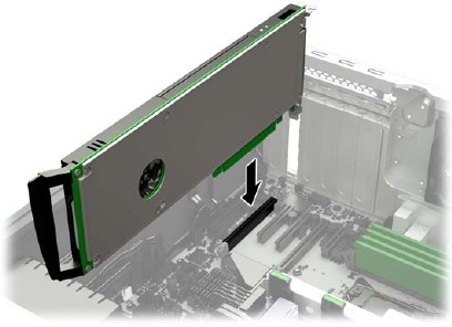 HP - Z Turbo Drive Quad Pro - Installing in an HP Z440 Workstation - Step 3 Installing in an HP Z440 Workstation - Step 3