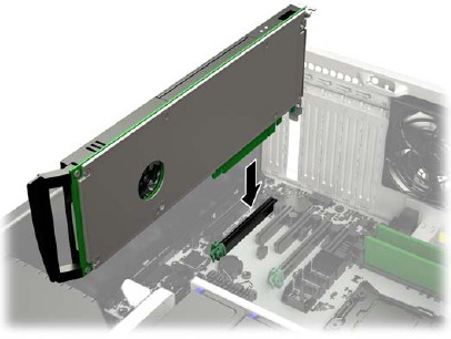 HP - Z Turbo Drive Quad Pro - Installing in an HP Z640 Workstation - Step 3 Installing in an HP Z640 Workstation - Step 3