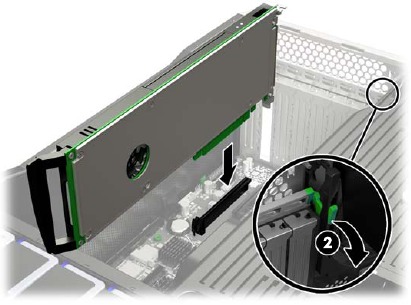 HP - Z Turbo Drive Quad Pro - Installing in an HP Z840 Workstation - Step 3 Installing in an HP Z840 Workstation - Step 3