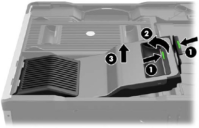 HP - Z Turbo Drive Quad Pro - Installing in an HP Z840 Workstation - Step 1 Installing in an HP Z840 Workstation - Step 1