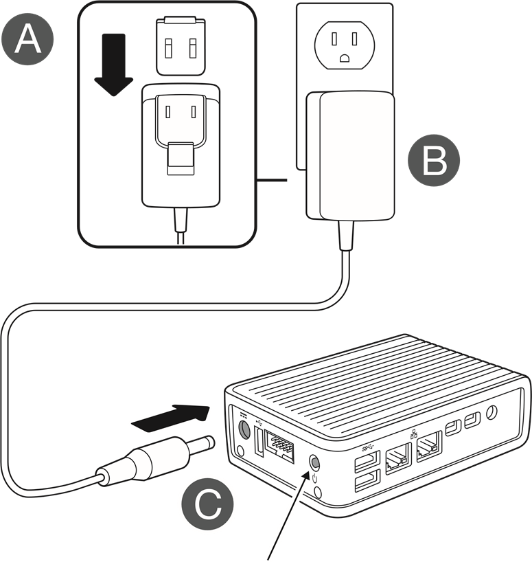 Seagate - LYVE - Connect power Connect power
