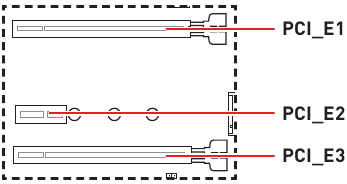 MSI - PRO B660M-A WIFI DDR4 - PCIe Expansion Slots Overview PCIe Expansion Slots Overview