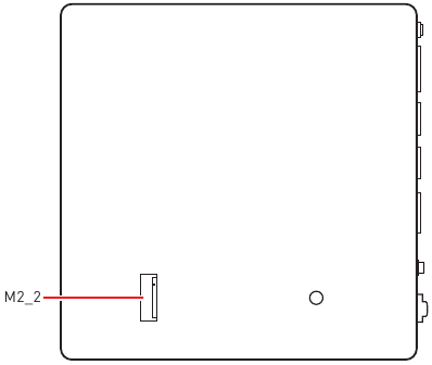 MSI - MPG B650I EDGE WIFI - Overview of Components - Bottom view Overview of Components - Bottom view