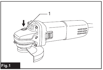 Makita - 9557HNR - Functional Overview - Shaft lock Functional Overview - Shaft lock