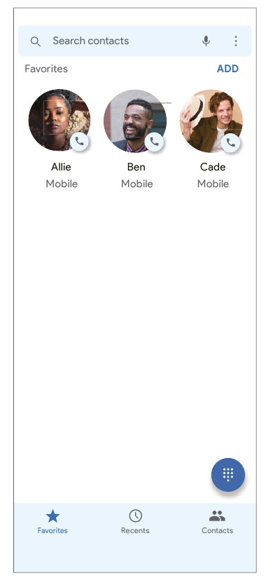 Motorola - Razr - Making a call Making a call