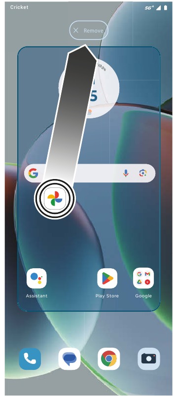 Motorola - Razr - Organizing home screens Organizing home screens