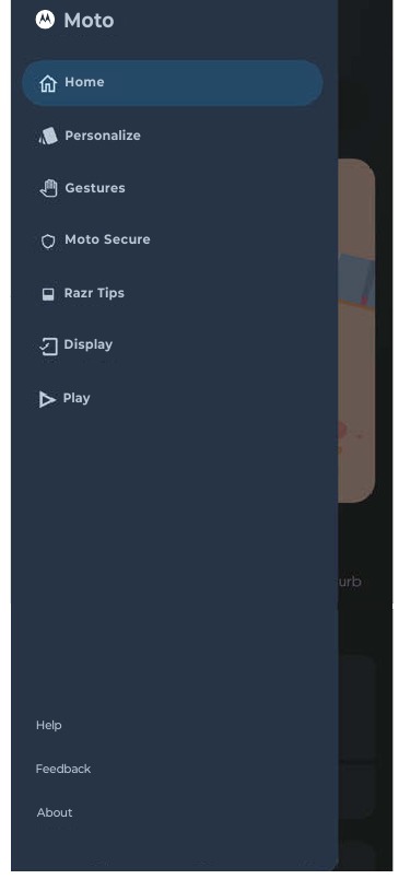 Motorola - Razr - Unique Moto features Unique Moto features
