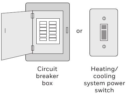 Honeywell - RTH9580 - Alternate wiring key (Heat Pump System) - Step 2 Alternate wiring key (Heat Pump System) - Step 2