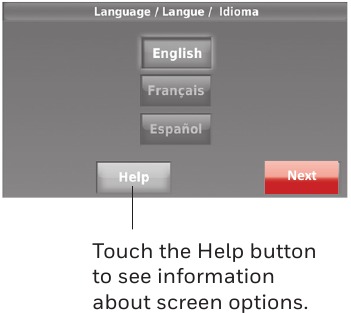 Honeywell - RTH9580 - Changing system setup - Step 3 Changing system setup - Step 3