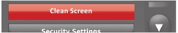 Honeywell - RTH9580 - Cleaning the thermostat screen - Step 2 Cleaning the thermostat screen - Step 2