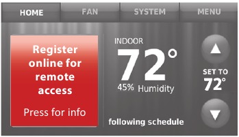 Honeywell - RTH9580 - Connecting to your Wi-Fi network - Step 6 Connecting to your Wi-Fi network - Step 6