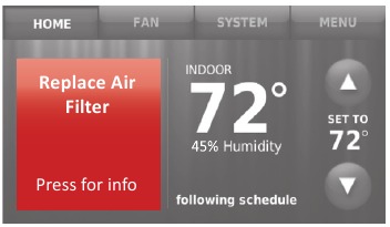 Honeywell - RTH9580 - Getting help and responding to alerts - Step 3 Getting help and responding to alerts - Step 3