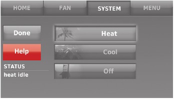 Honeywell - RTH9580 - Getting help and responding to alerts - Step 1 Getting help and responding to alerts - Step 1