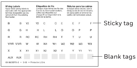 Honeywell - RTH9580 - Installing your thermostat - Step 3 Installing your thermostat - Step 3