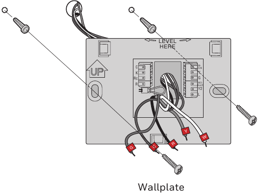 Honeywell - RTH9580 - Installing your thermostat - Step 5 Installing your thermostat - Step 5
