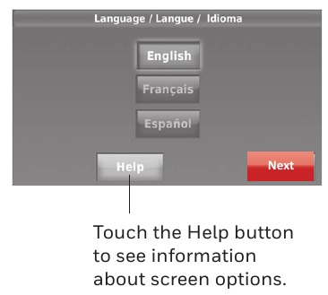 Honeywell - WIFI 9000 COLOR TOUCHSCREEN - Changing system setup - Step 3 Changing system setup - Step 3