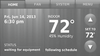 Honeywell - WIFI 9000 COLOR TOUCHSCREEN - Compressor protection Compressor protection