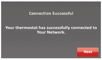 Honeywell - WIFI 9000 COLOR TOUCHSCREEN - Connecting to your Wi-Fi network - Step 5 Connecting to your Wi-Fi network - Step 5