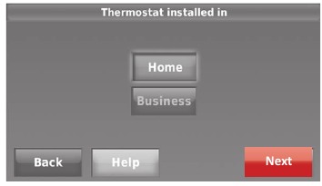 Honeywell - WIFI 9000 COLOR TOUCHSCREEN - System setup - Step 2 System setup - Step 2