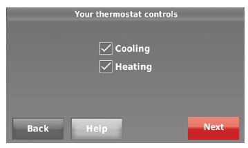 Honeywell - WIFI 9000 COLOR TOUCHSCREEN - System setup - Step 4 System setup - Step 4