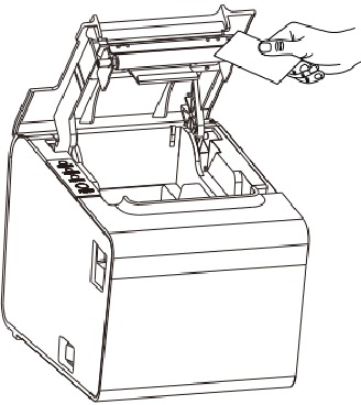 Rongta Technology - RP325 - Cleaning the Printing Rubber Roller Cleaning the Printing Rubber Roller