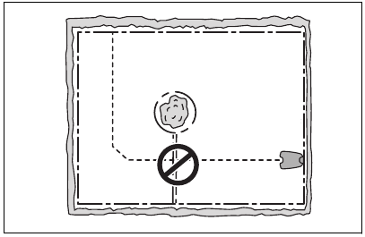 Husqvarna - AUTOMOWER 430XH - Boundary wire connection - Making an island Boundary wire connection - Making an island