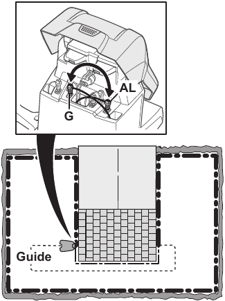 Husqvarna - AUTOMOWER 430XH - Finding breaks in the loop wire - Step 1 Finding breaks in the loop wire - Step 1