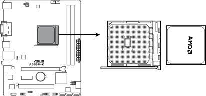 Asus - A55BM-K - A55BM-K CPU socket FM2+ A55BM-K CPU socket FM2+