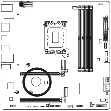 GIGABYTE - B760M AORUS ELITE X AX - BAT (Battery) BAT (Battery)