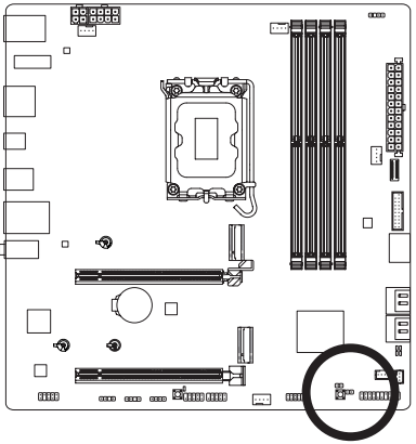 GIGABYTE - B760M AORUS ELITE X AX - CLR_CMOS (Clear CMOS Jumper) CLR_CMOS (Clear CMOS Jumper)
