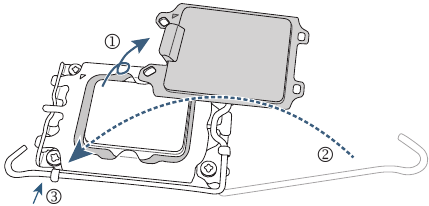GIGABYTE - B760M AORUS ELITE X AX - Installing the CPU - Step 3 Installing the CPU - Step 3