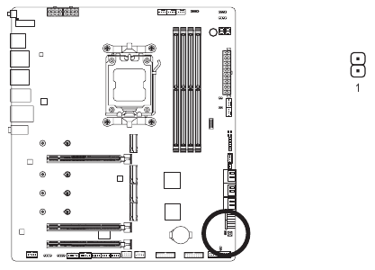 GIGABYTE - X670E AORUS MASTER - RST (Reset Jumper) RST (Reset Jumper)