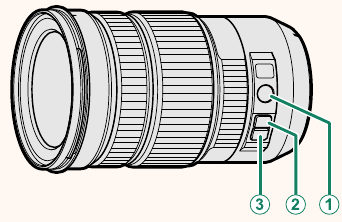 FujiFilm - X-T3 - Lens Function Buttons Lens Function Buttons