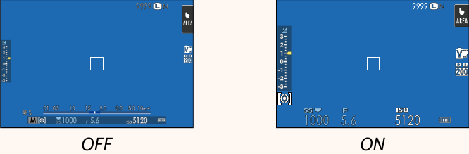 FujiFilm - X-T20 - Large indicators mode - LCD Large indicators mode - LCD