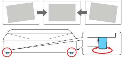 Epson - LS800BATV - Adjust the image - Step 2 Adjust the image - Step 2