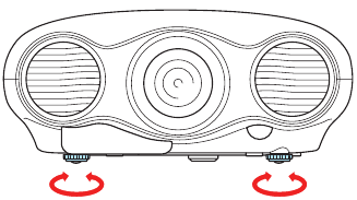 Epson - PowerLite Pro Cinema LS10000 - Adjust the image - Step 1 Adjust the image - Step 1