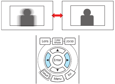 Epson - Pro Cinema LS10500 - Adjust the image - Step 2 Adjust the image - Step 2