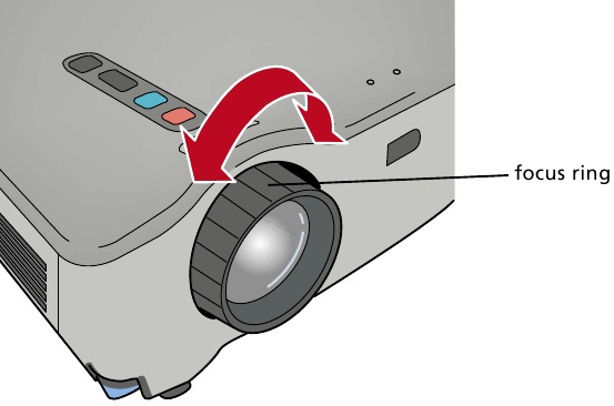 Epson - PowerLite 50c - Adjust the image - Step 1 Adjust the image - Step 1