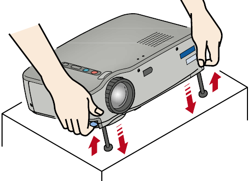 Epson - PowerLite 50c - Adjust the image - Step 2 Adjust the image - Step 2
