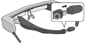 Epson - Moverio BT-35E - Replacing the Temple Grip - Step 1 Replacing the Temple Grip - Step 1