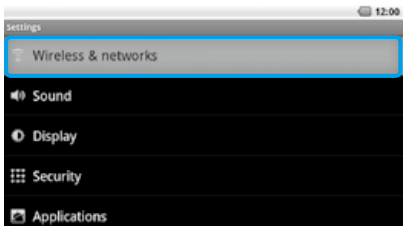 Epson - Moverio BT-100 - Connecting to the Internet - Step 1 Connecting to the Internet - Step 1