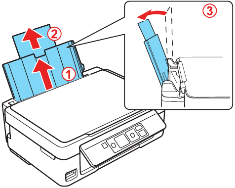 Epson - Small-in-One XP-300 - Load paper - Step 2 Load paper - Step 2