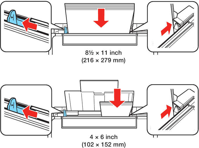 Epson - Small-in-One XP-300 - Load paper - Step 5 Load paper - Step 5