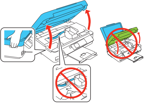 Epson - XP-410 - Install ink cartridges - Step 1 Install ink cartridges - Step 1