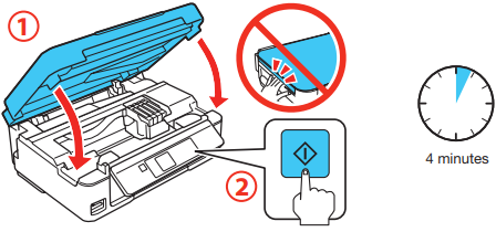 Epson - Small-in-One XP-330 - Install ink cartridges - Step 5 Install ink cartridges - Step 5