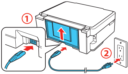 Epson - Small-in-One XP-330 - Turn on and configure - Step 1 Turn on and configure - Step 1