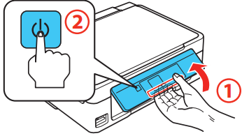 Epson - Small-in-One XP-330 - Turn on and configure - Step 2 Turn on and configure - Step 2
